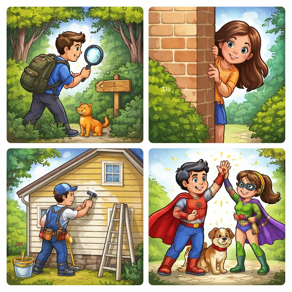 How Do You Find a Side, Look Sideways, Add Siding to a House, and Meet a Sidekick?