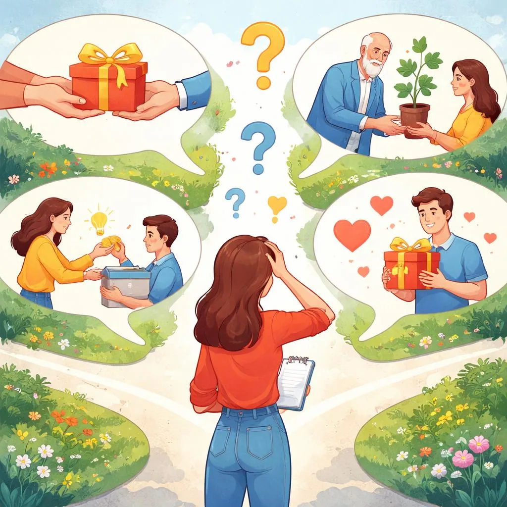 Bagaimana Anda Tahu Kapan Harus Memilih Antara Give, Giver, Giving, dan Given dalam Bahasa Inggris?