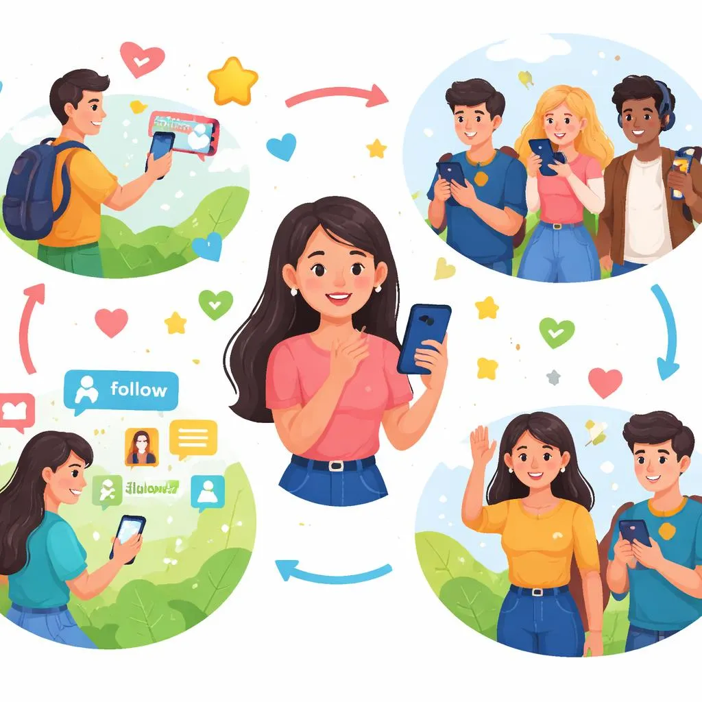 ¿Cómo sabes cuándo usar Follow, Follower, Following y Followed en inglés?