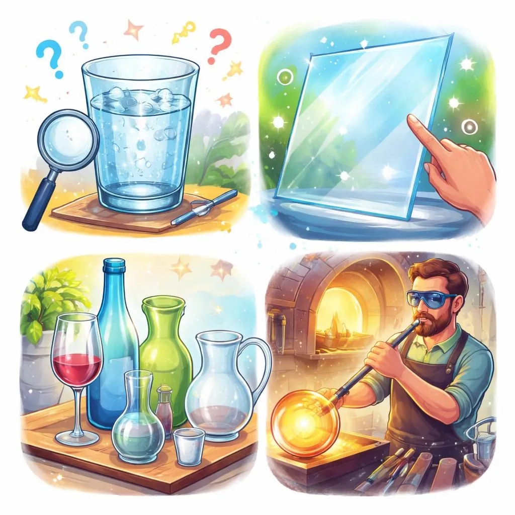 How Do You Know When to Use the Words Glass, Glassy, Glassware, and Glassblower in English?