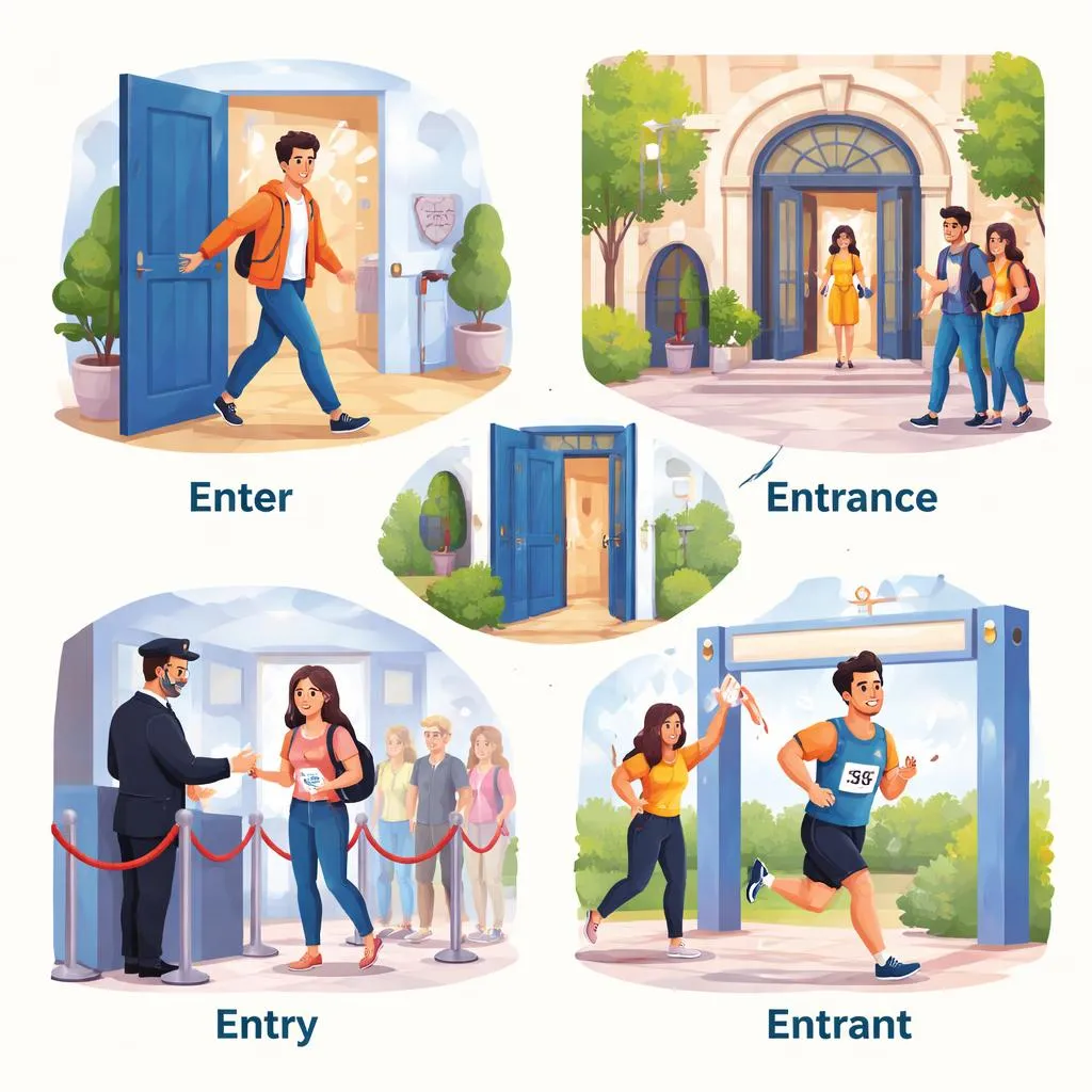 How Do You Use Enter, Entrance, Entry, and Entrant Correctly?