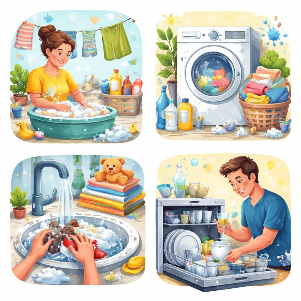 আপনি কীভাবে ধোবেন, একটি ওয়াশার কী, ধোয়া কী, কখন কিছু ধোয়া যায় এবং একটি ডিশওয়াশার কী?