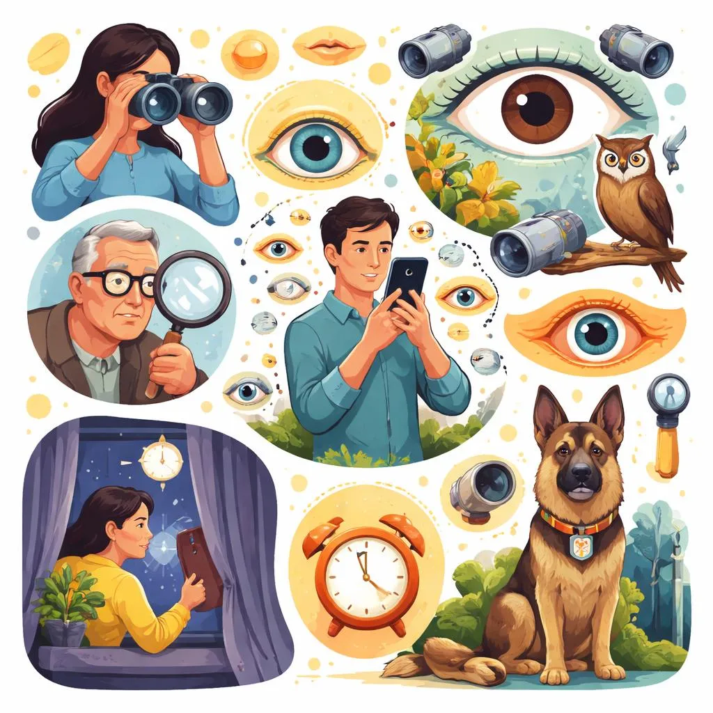 Comment regarder, qui est un observateur, qu'est-ce que regarder, quand êtes-vous attentif et qu'est-ce qu'un chien de garde ?