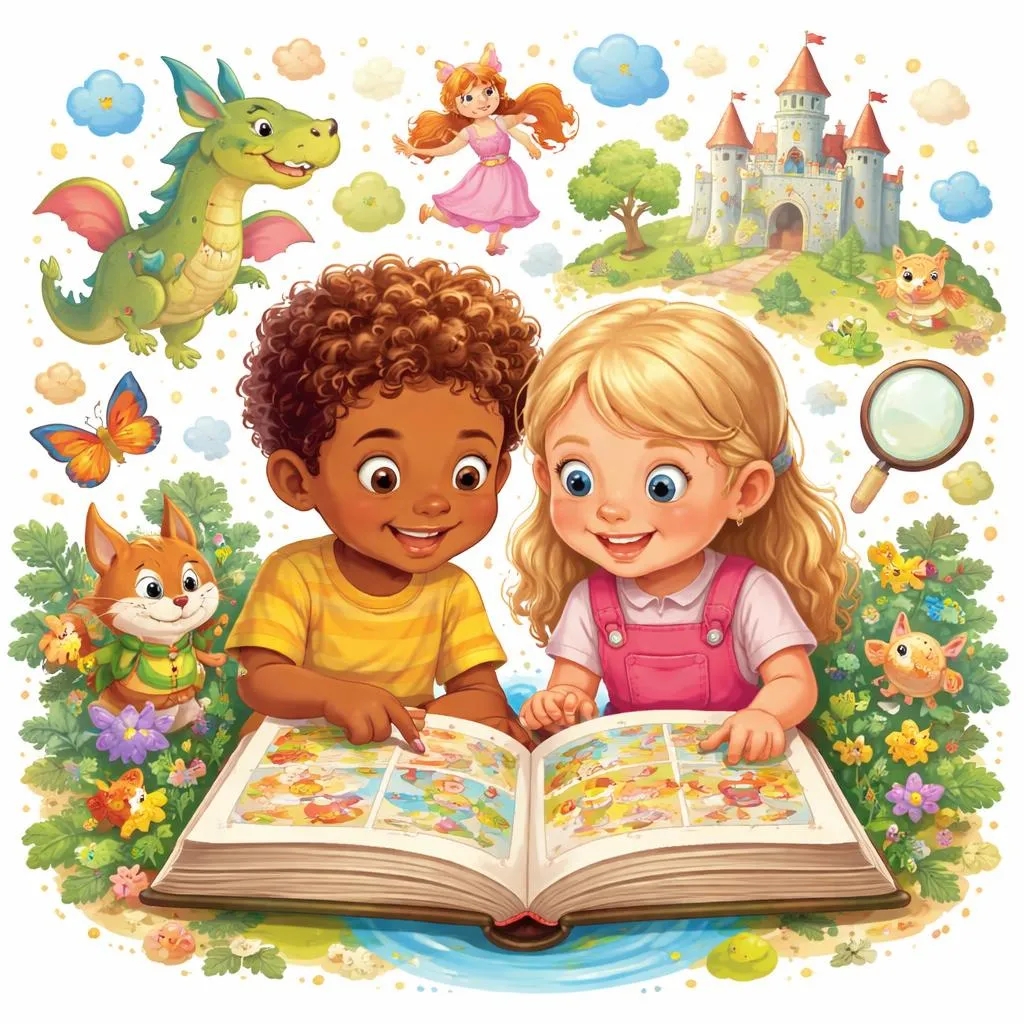 How Does Children's Story Illustration Support Reading Comprehension and Vocabulary Development?