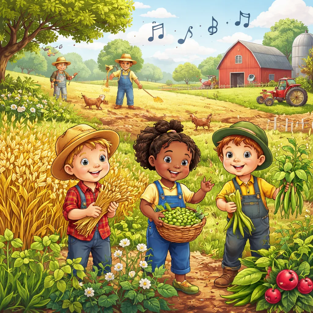 Bagaimana Lagu Bahasa Inggris: Oats, Peas, Beans and Barley Grow Mengajarkan Kata-Kata Pertanian?