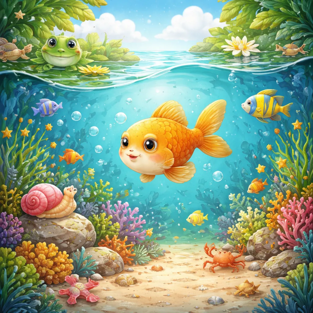 Como o Peixinho Nada na Canção Alemã 'Das kleine Fischlein'?