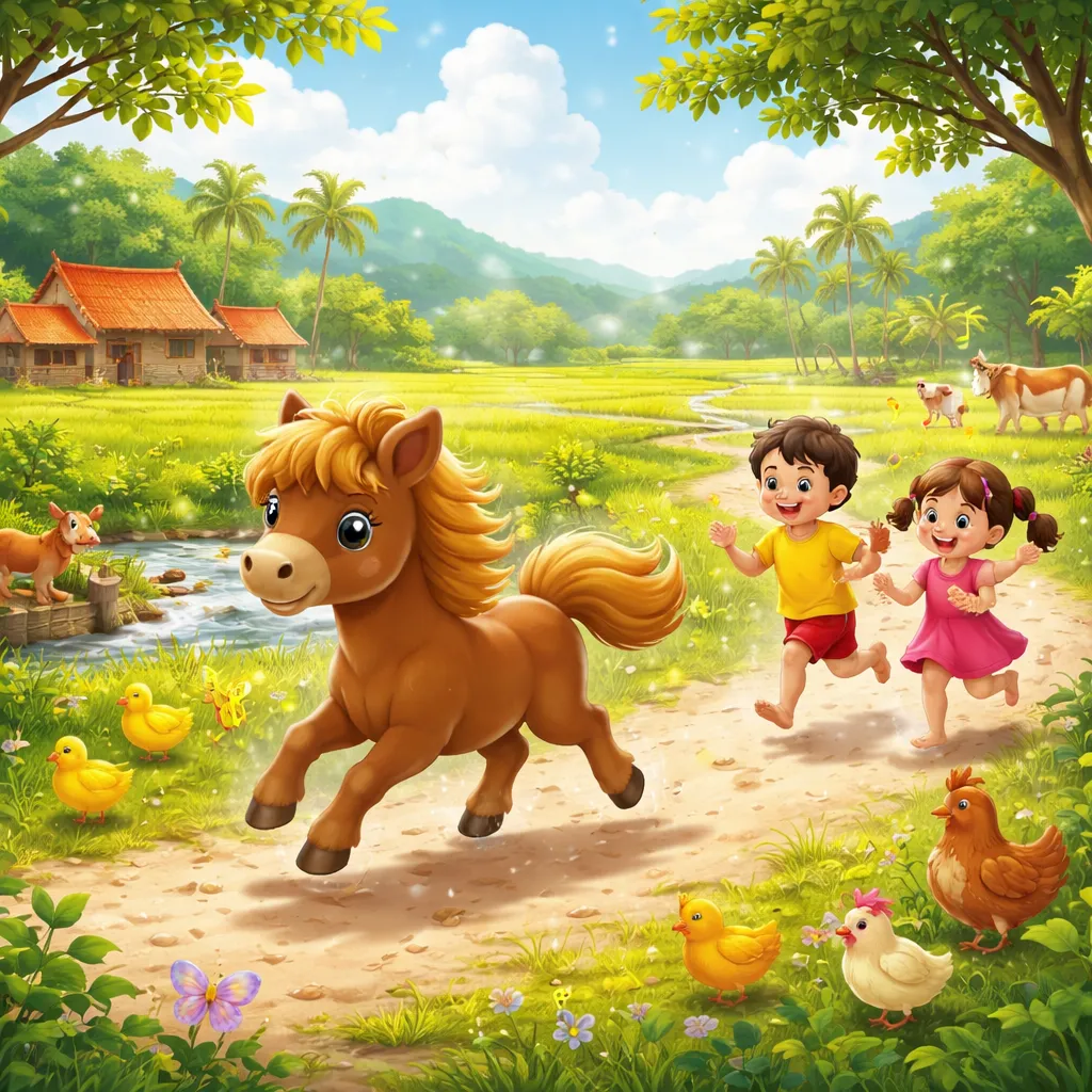 كيف يركض الحصان الصغير (كودا كتشيل) في الأغنية الإندونيسية؟