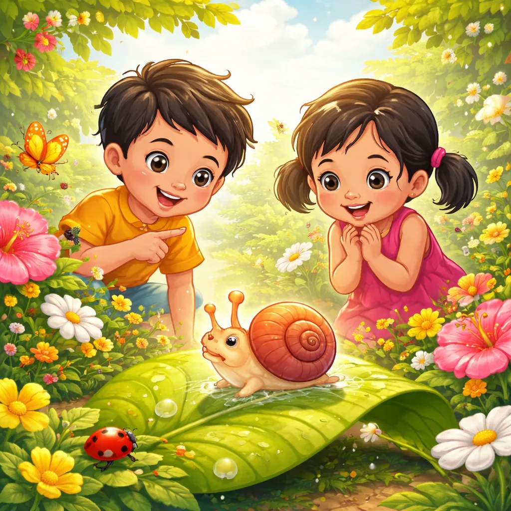 كيف يتحرك الحلزون الصغير (سيبوت كتشيل) في الأغنية الإندونيسية؟