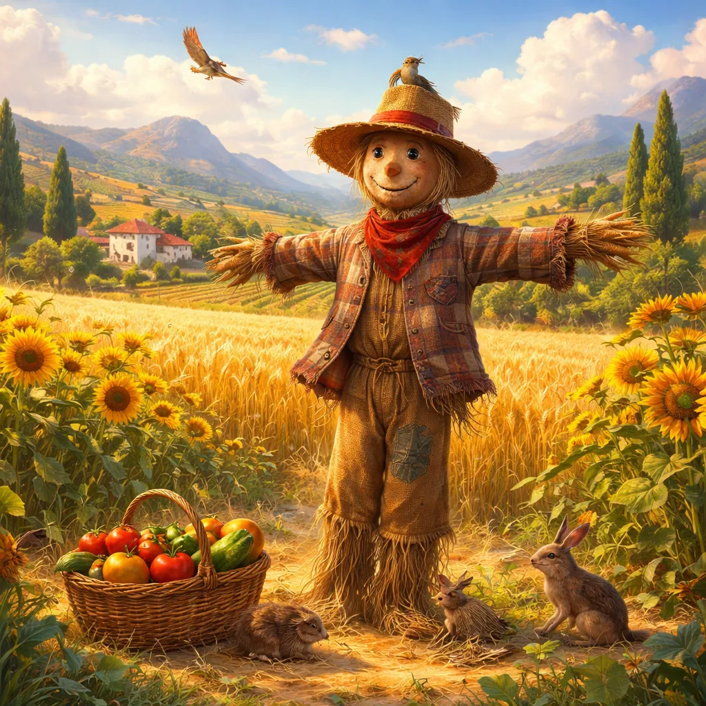 كيف يحرس الفزاعة (El monigote) الحقل الإسباني؟