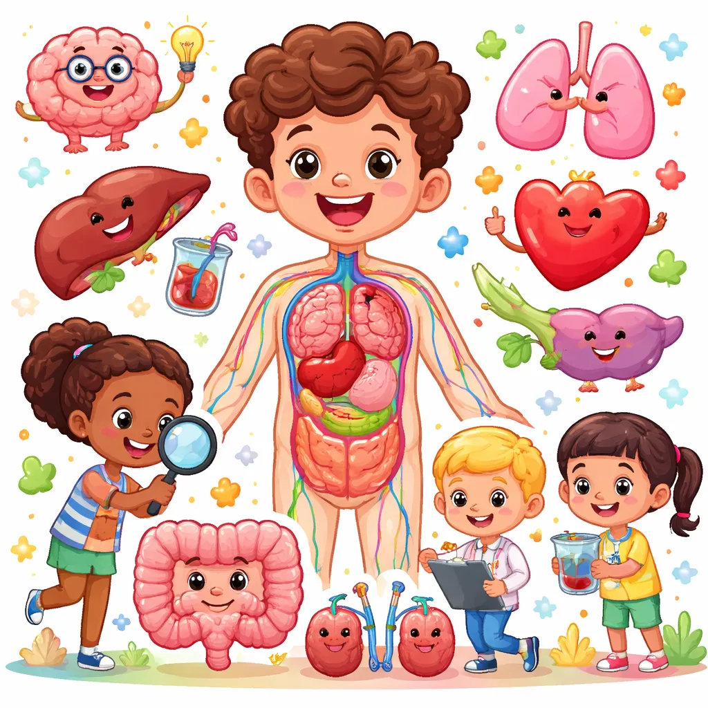 你的身体团队是如何工作的？为孩子们简化的人体系统探索！