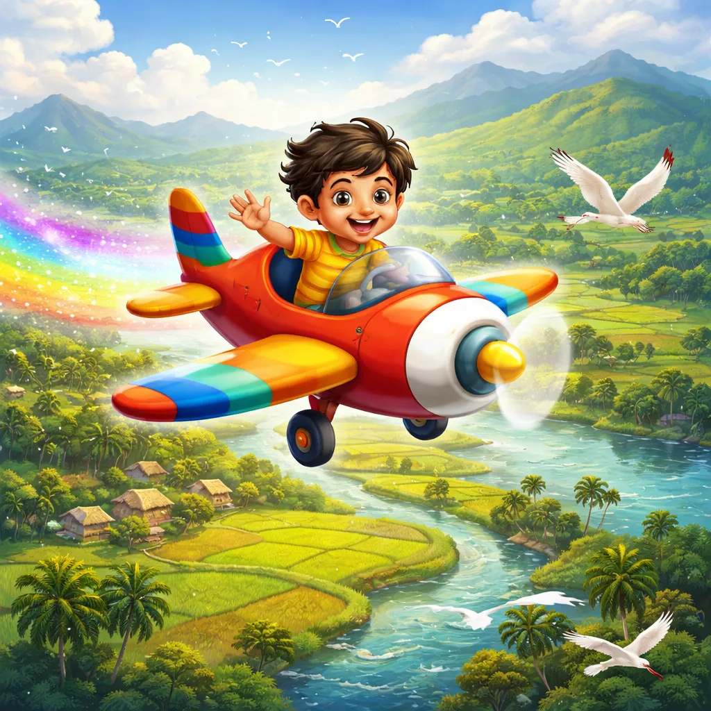 Seberapa Tinggi Lagu Bengali: Pesawat Kecil (উড়োজাহাজ) Terbang?