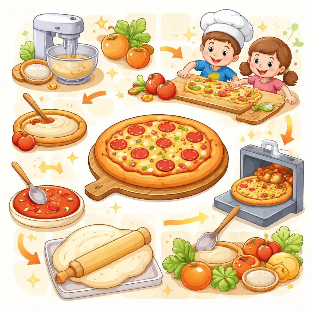 How Is a Pizza Made? A Kid's Fun Guide to the Present Simple Passive Voice