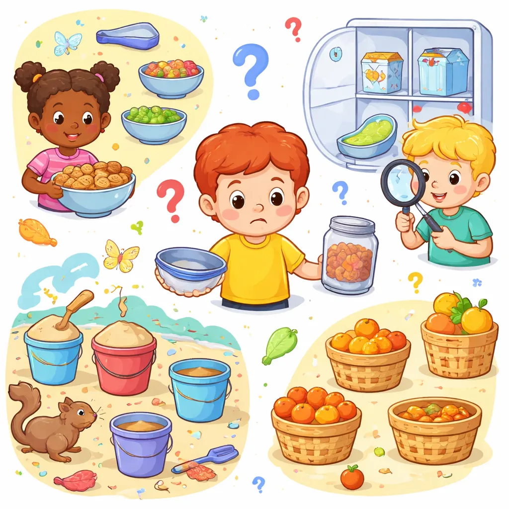 How Much Is There? A Kid's Fun Guide to Using 'Some', 'Any', and 'No'