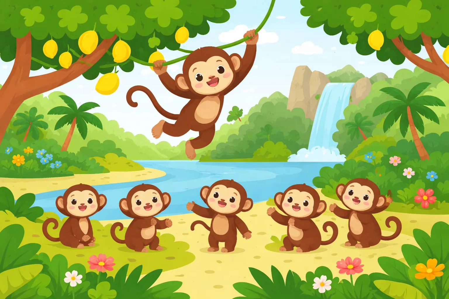 “How the Monkey Saved His Troop” - More Jataka Tales By Ellen C. Babbitt