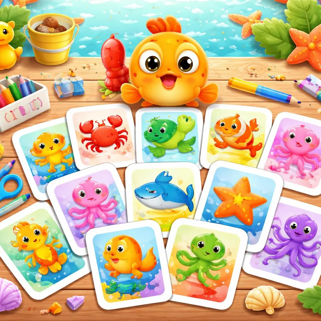 I’m A Baby Fish Flashcards For Kids – Free Printable PDF