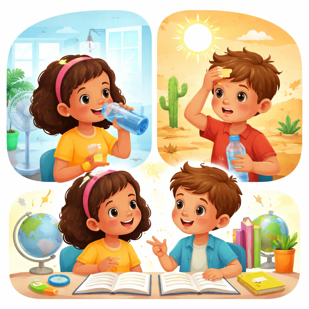 Haben „thirsty and parched“ im täglichen Englischunterricht für junge Sprachlerner dieselbe Bedeutung?