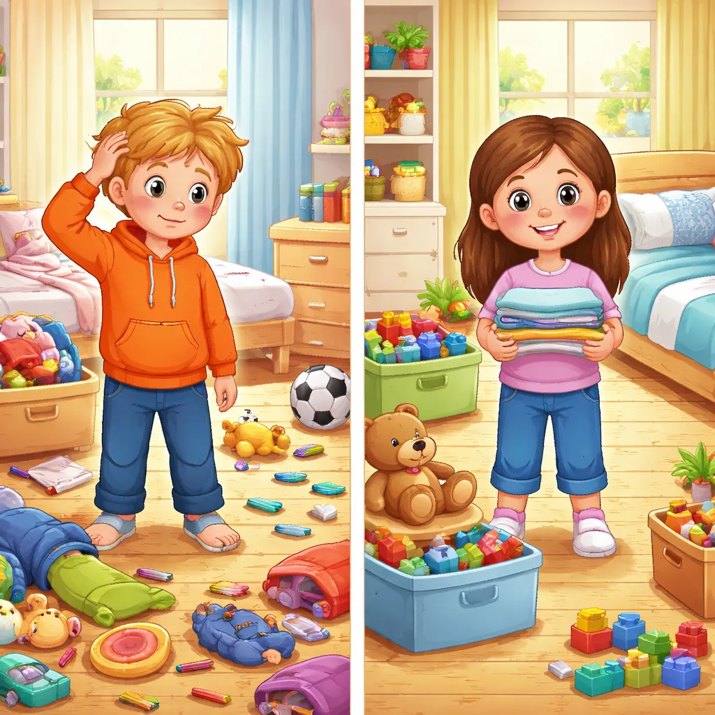 In Daily English Vocabulary Practice, Do “tidy and neat” Really Share the Same Meaning for Children?