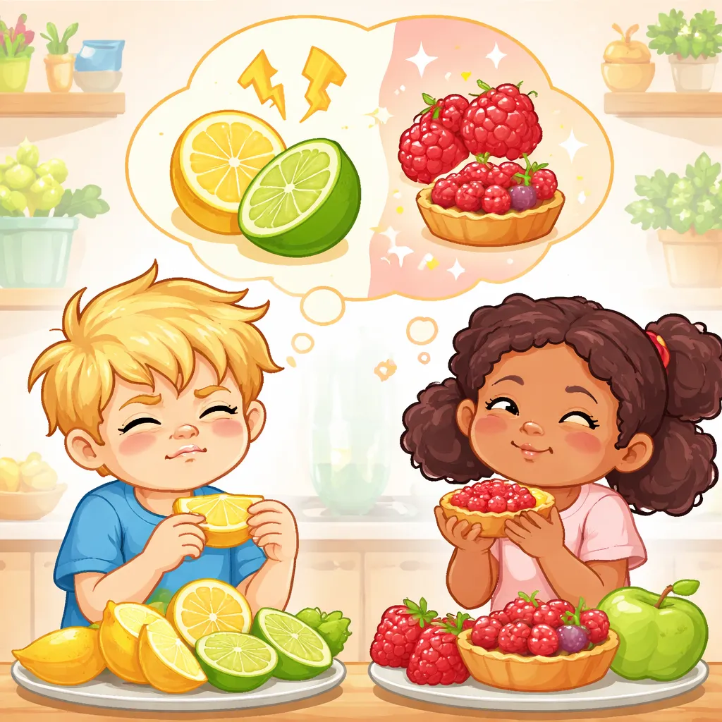 In Everyday English Learning, When Should Kids Use “sour and tart” Correctly for Describing Taste Differences?