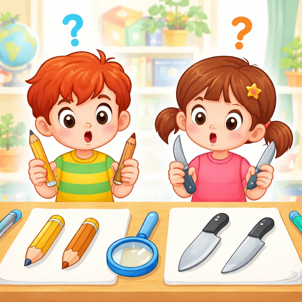 Verstehen Kinder im Alltag, dass „stumpf und langweilig“ wirklich dasselbe bedeuten?