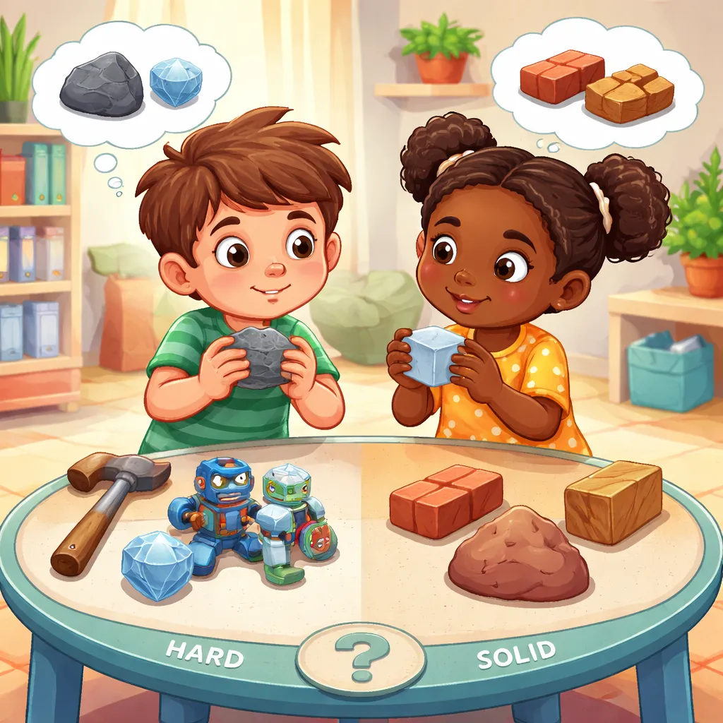 Verstehen "hart und fest" im Alltag: Teilen sie wirklich die gleiche Bedeutung für junge Lerner?