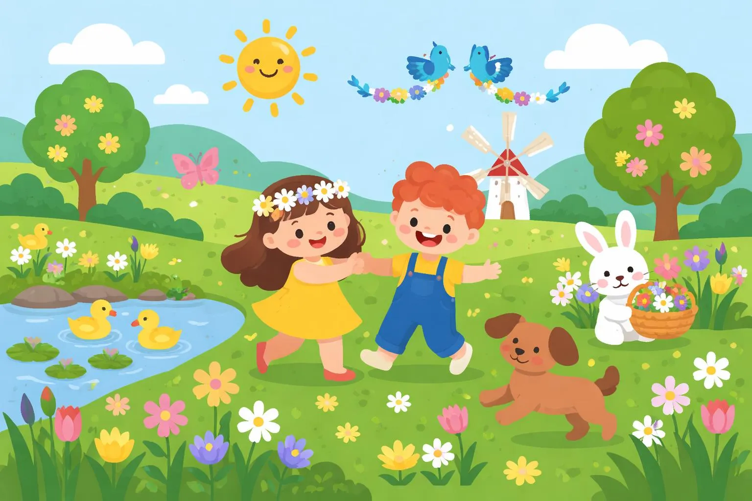 In the Merry Month of May - Nursery Rhymes And Traditional Poems By FCIT