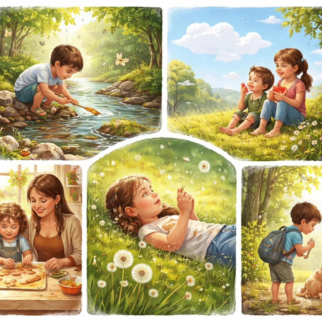 In welchen Momenten ist ein gemächliches und langsames Tempo für ein Kind das Richtige?