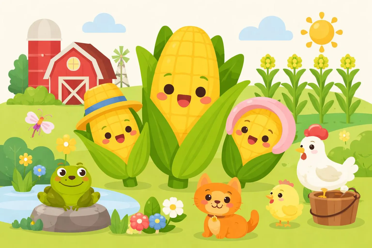 Intery, Mintery, Cutery Corn - Nursery Rhymes And Traditional Poems By FCIT