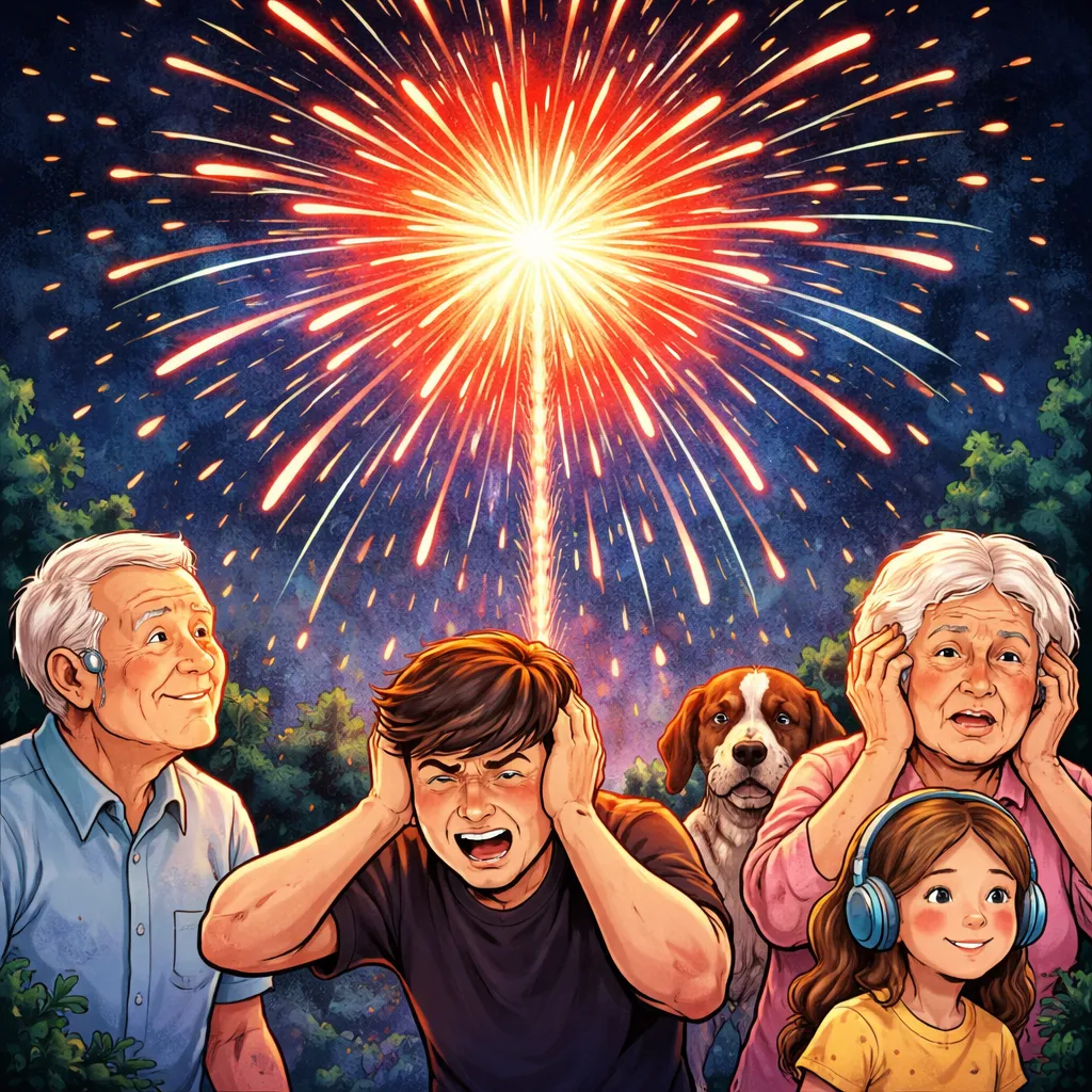 Is a Loud Firework Always Deafening to Everyone Who Hears It?