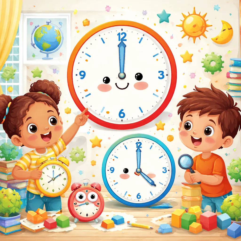 Is It Time to Learn? Discovering Time Telling: O'Clock and Half Past!