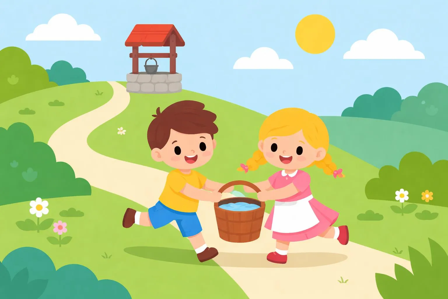 Jack and Jill - Nursery Rhymes And Traditional Poems By FCIT