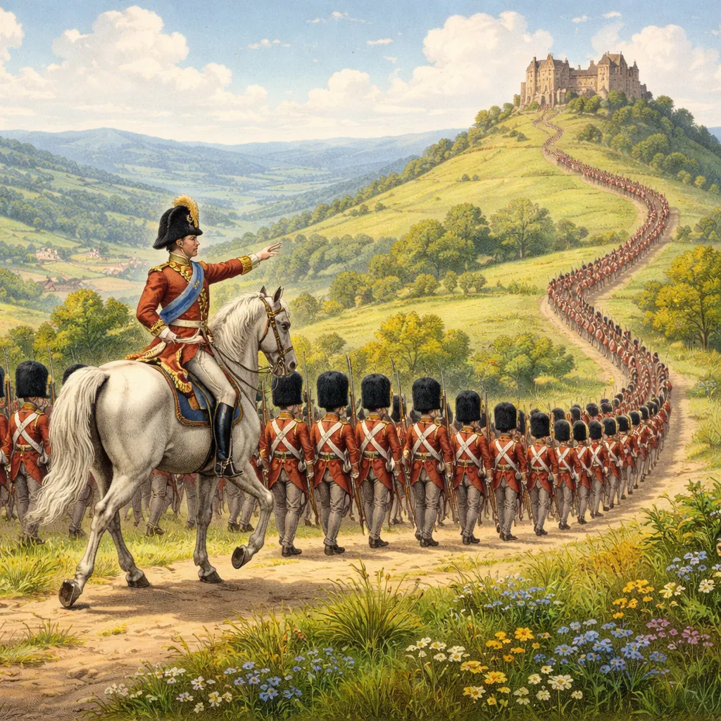 Até Onde o Velho Duque de York Marchou Seus Homens?