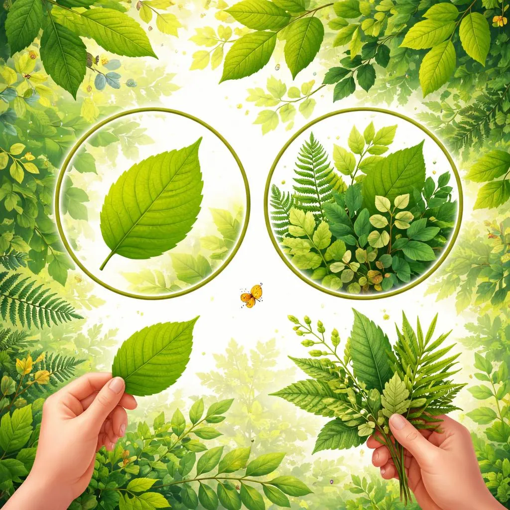 Leaf and Foliage: Are They Both Just the Green Parts on Trees and Plants?