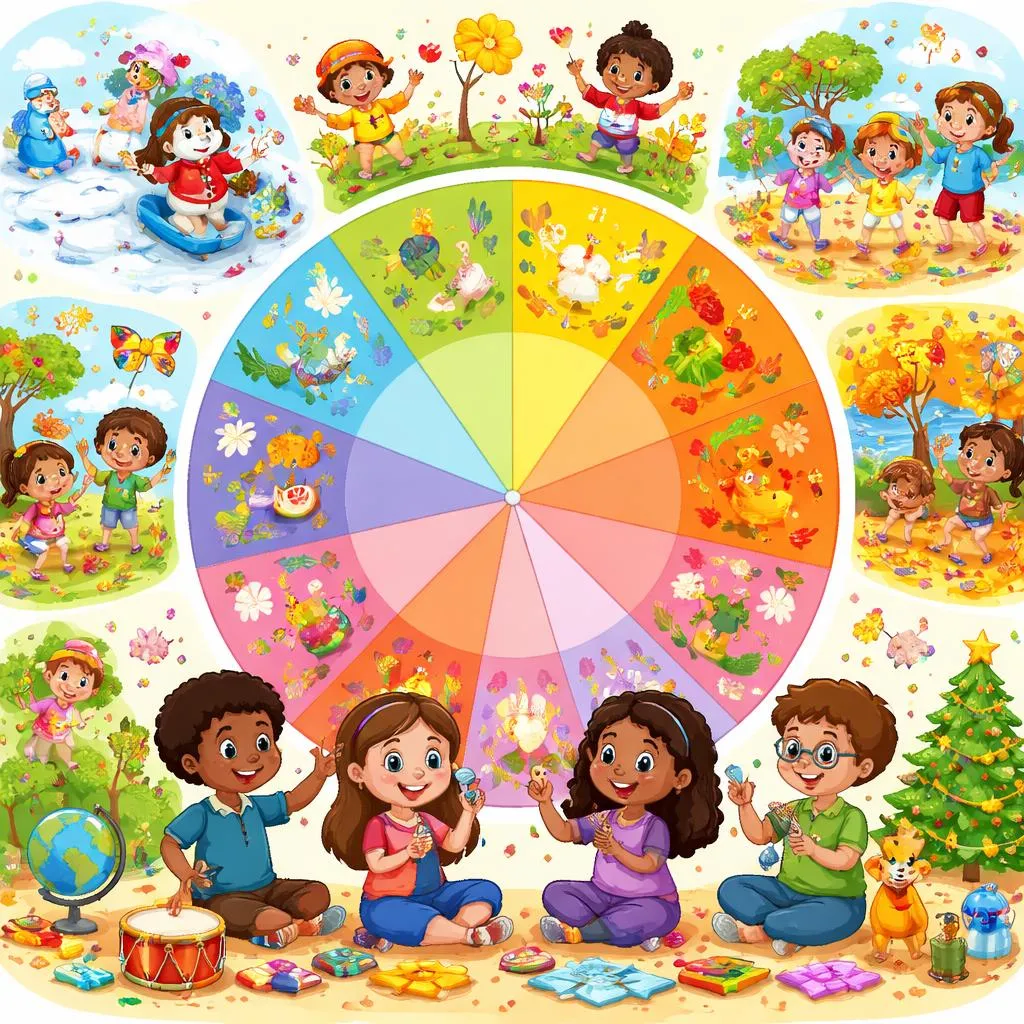 Learn About the 12 Months of the Year with Fun Activities, Songs, and Stories to Teach Children English Effectively