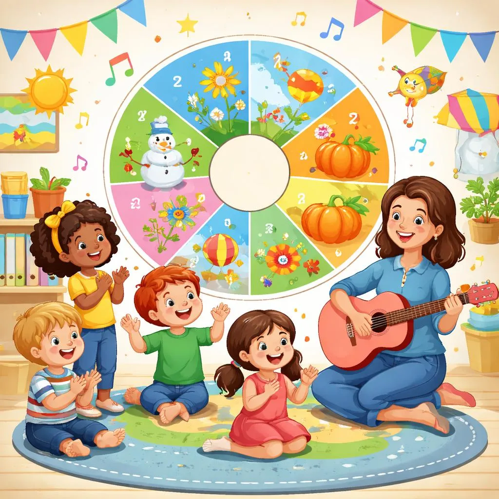 Learn Every Month Easily and Have Fun Singing with “month of the year song lyrics” for Young Kids in Class and Home