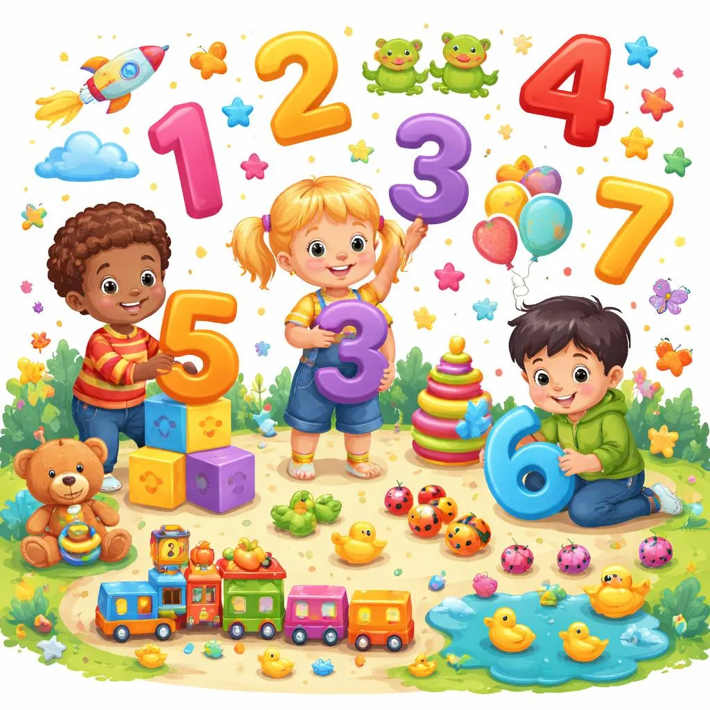 Learning the Numbers: Fun Ways to Count and Understand Numbers for Kids