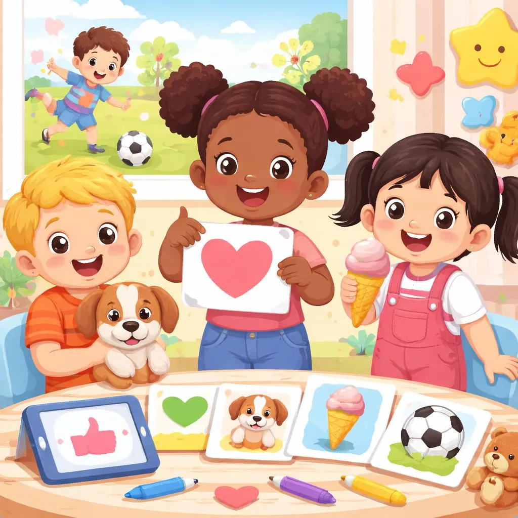 Learning the Verb Like: Simple English Lessons and Games for Kids