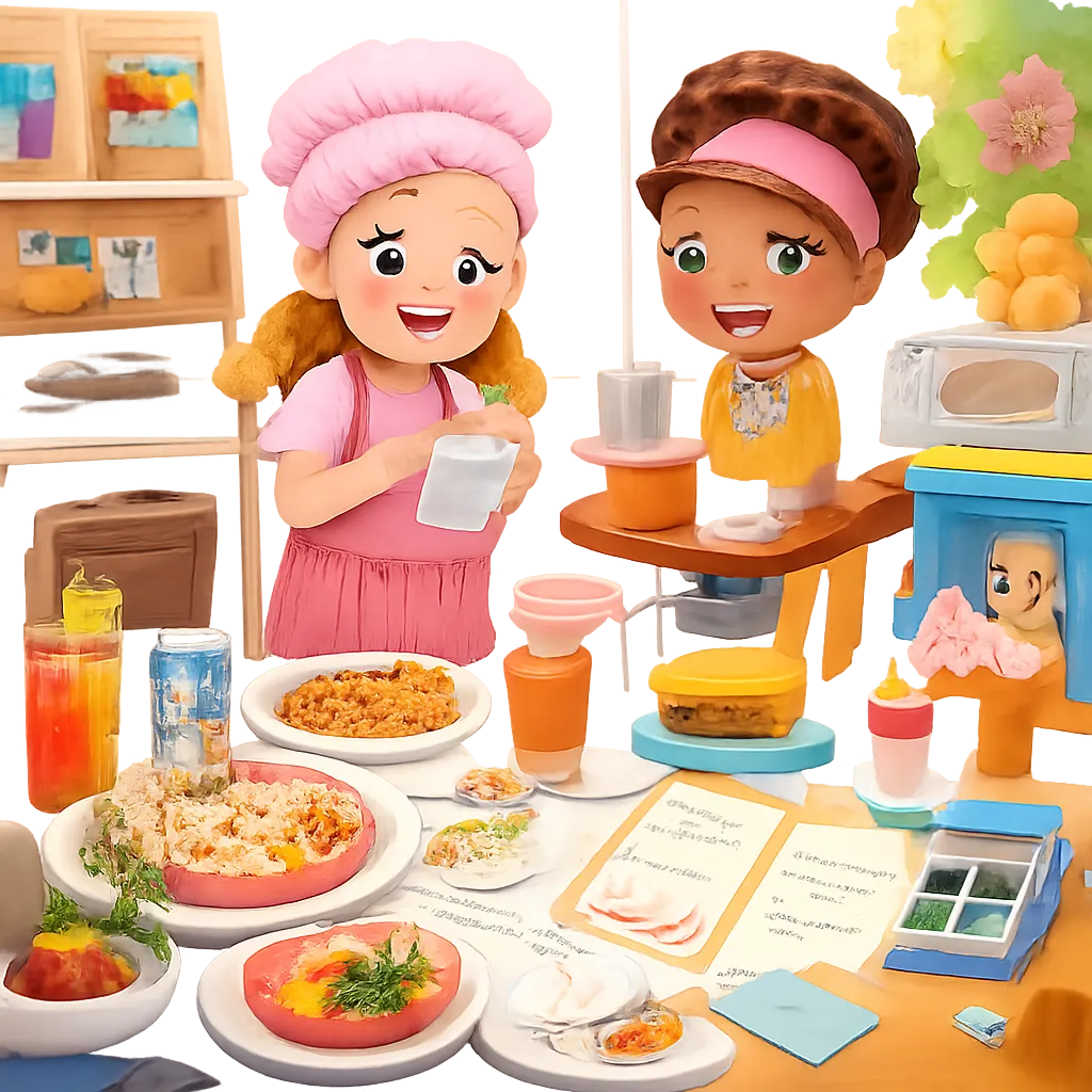 Let’s Dine & Play! What’s in Free Printable Menu for Pretend Play?