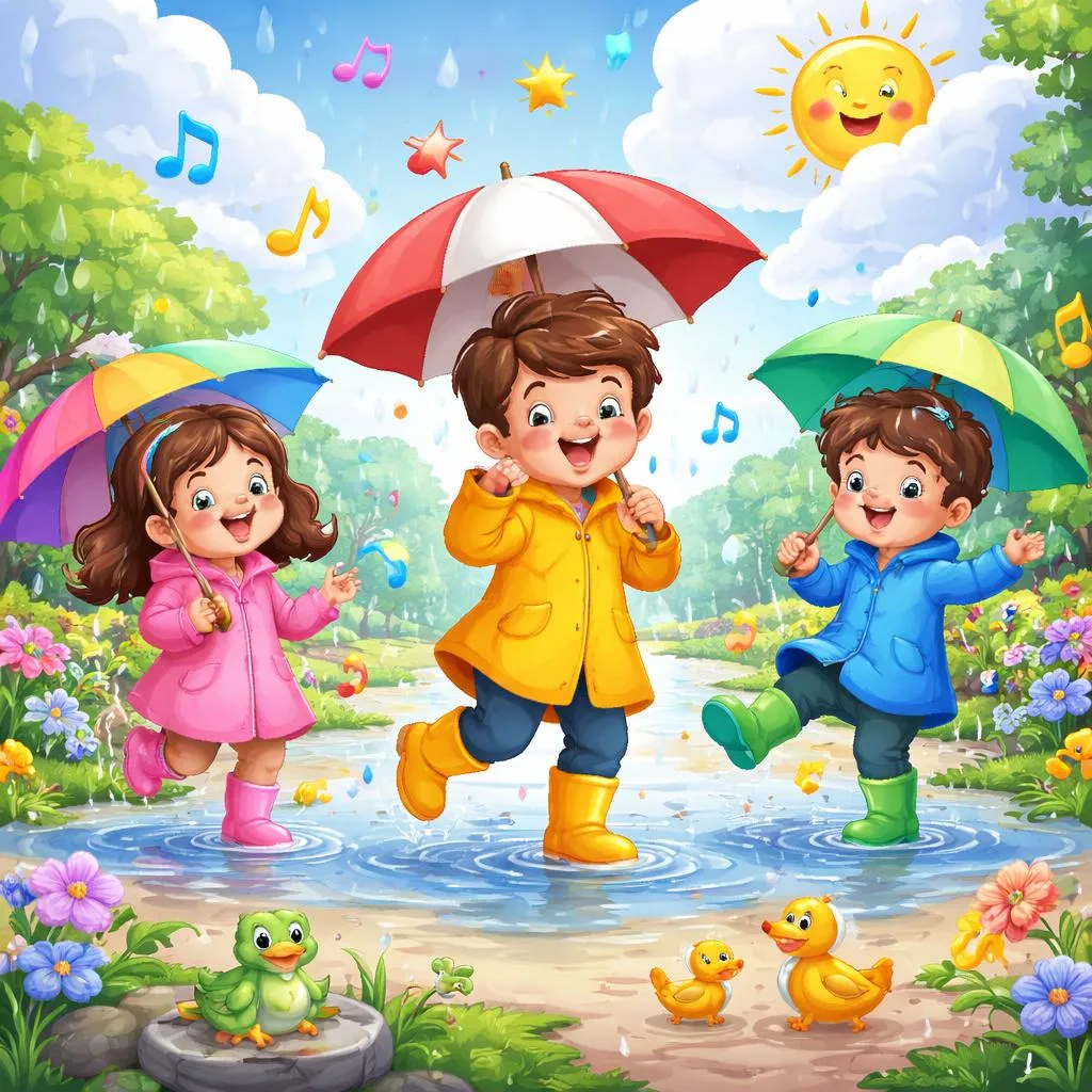 Lirik Lagu Rain Rain Go Away: Fun Ways for Kids to Learn English Through Songs