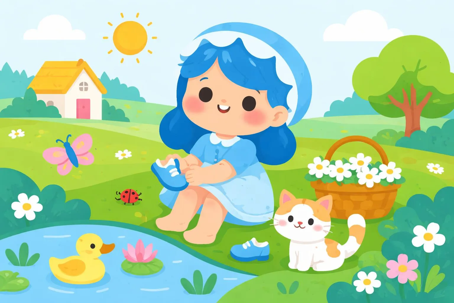 Little Betty Blue - Nursery Rhymes And Traditional Poems By FCIT