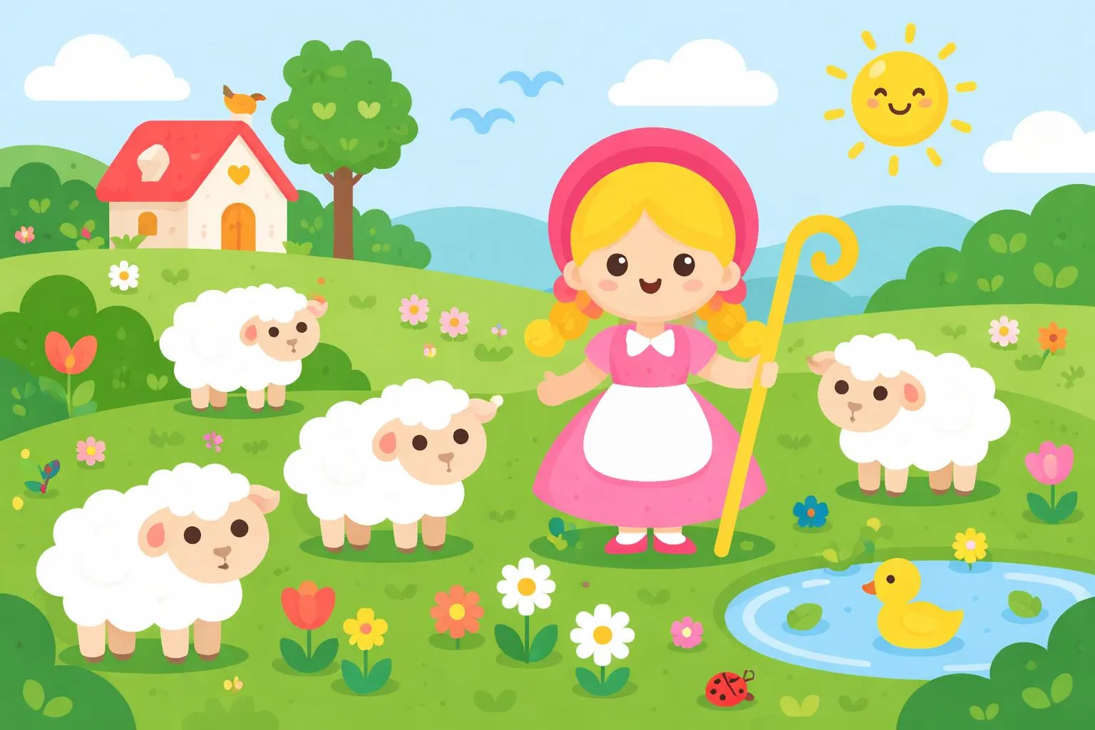 Little Bo-Peep - Nursery Rhymes And Traditional Poems By FCIT