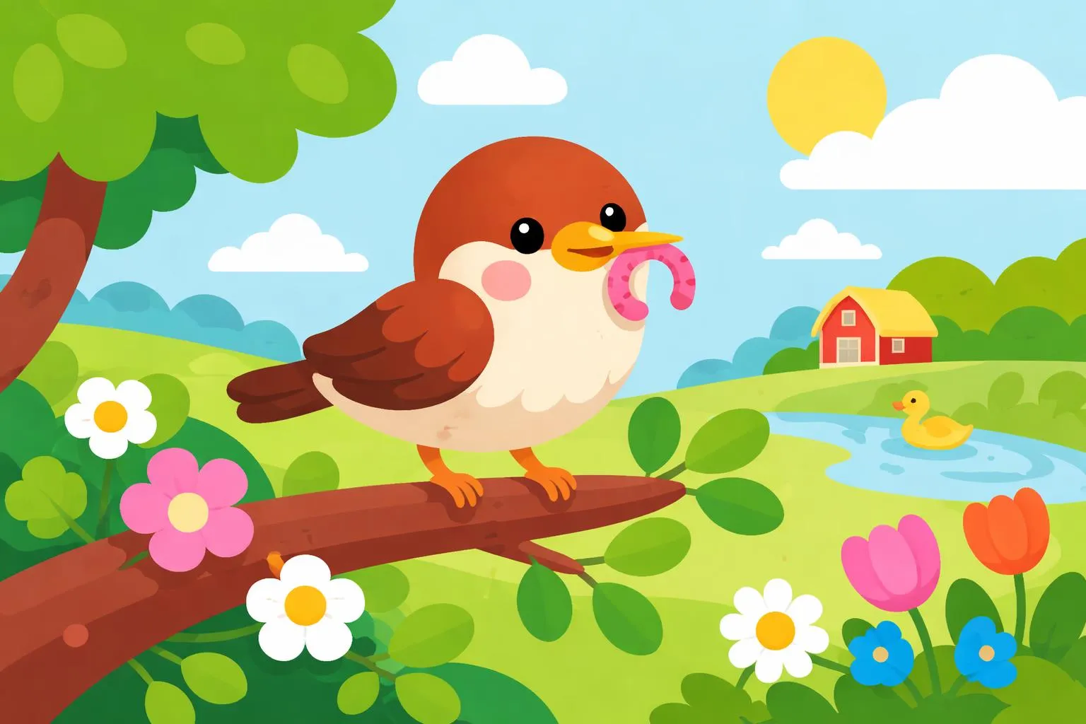 Little Cock-Sparrow - Nursery Rhymes And Traditional Poems By FCIT