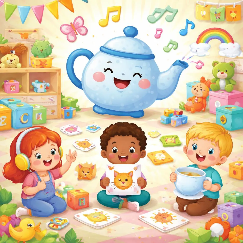 Little Teapot Words Teaching Guide for Early English Learers with Lyrics, Vocabulary, Phonics, and Classroom Activities