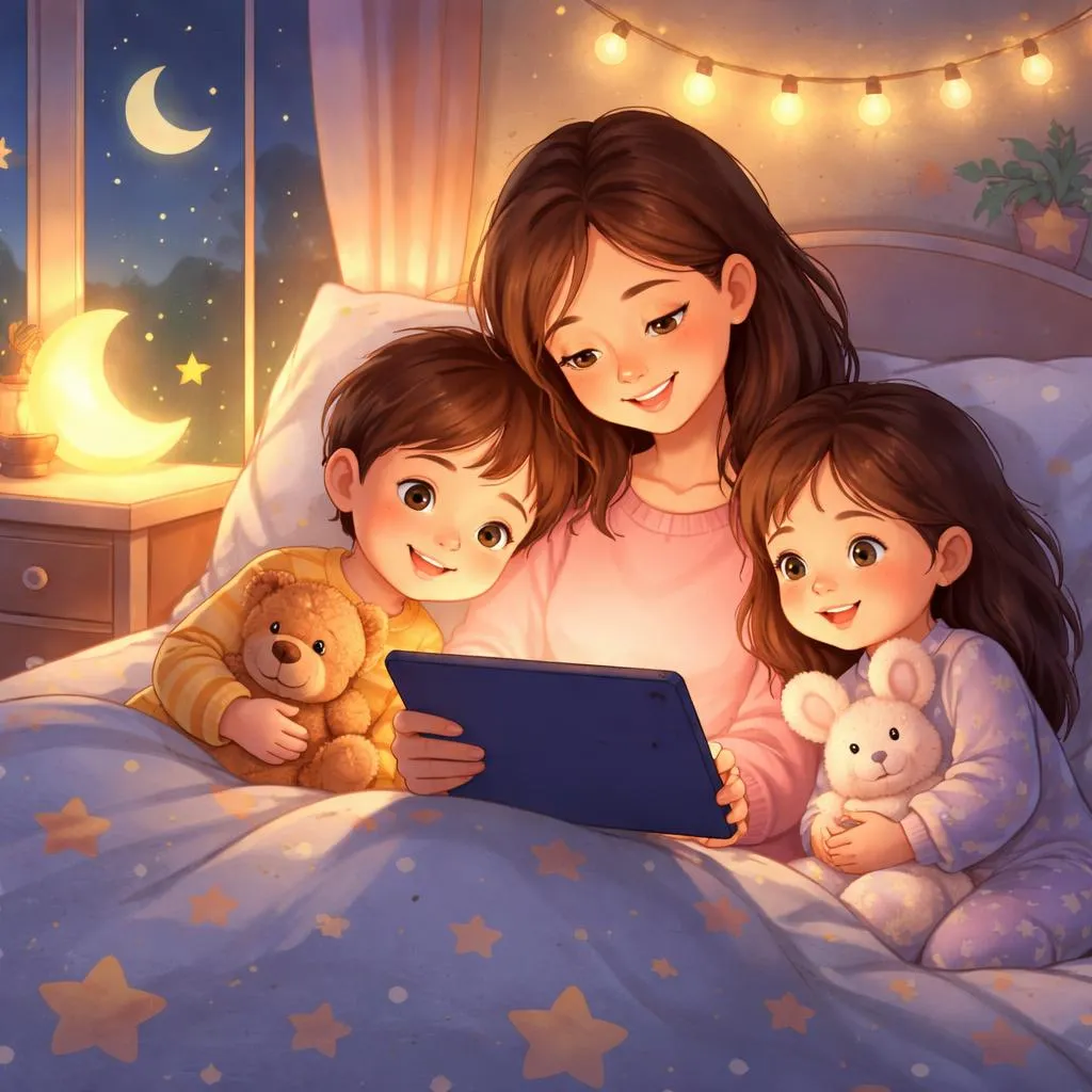 寻找适合学龄前儿童的在线睡前故事？一个可以分享的舒缓故事