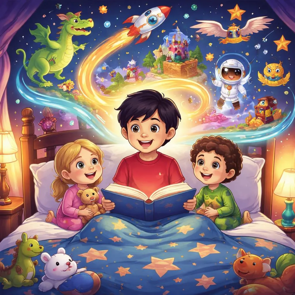 À la recherche d'aventures amusantes ? Essayez ces histoires du soir avec Ryan pour les enfants