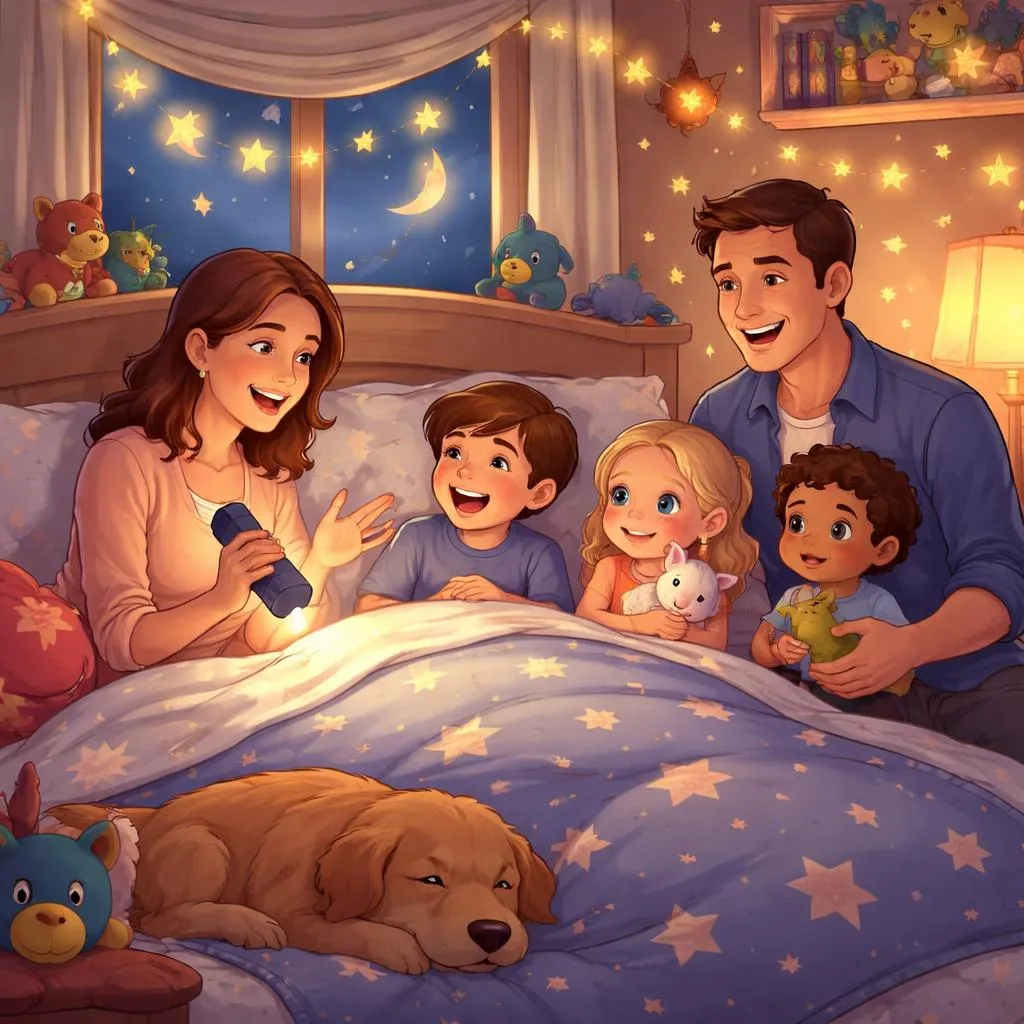 寻找温馨有趣的睡前故事，像《老爸老妈的浪漫史》一样讲给孩子们听？