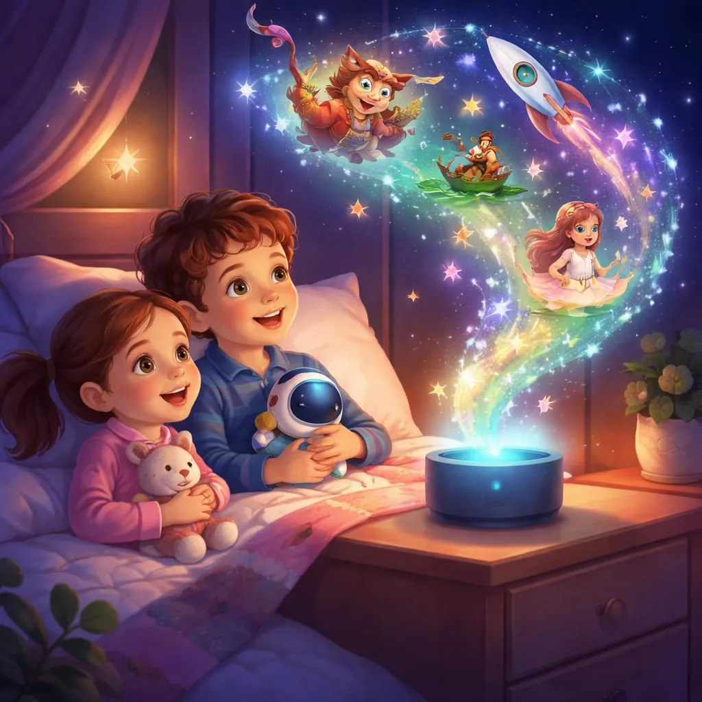 À la recherche d'histoires amusantes ? Essayez cette nouvelle liste d'histoires du soir pour vos enfants sur Alexa