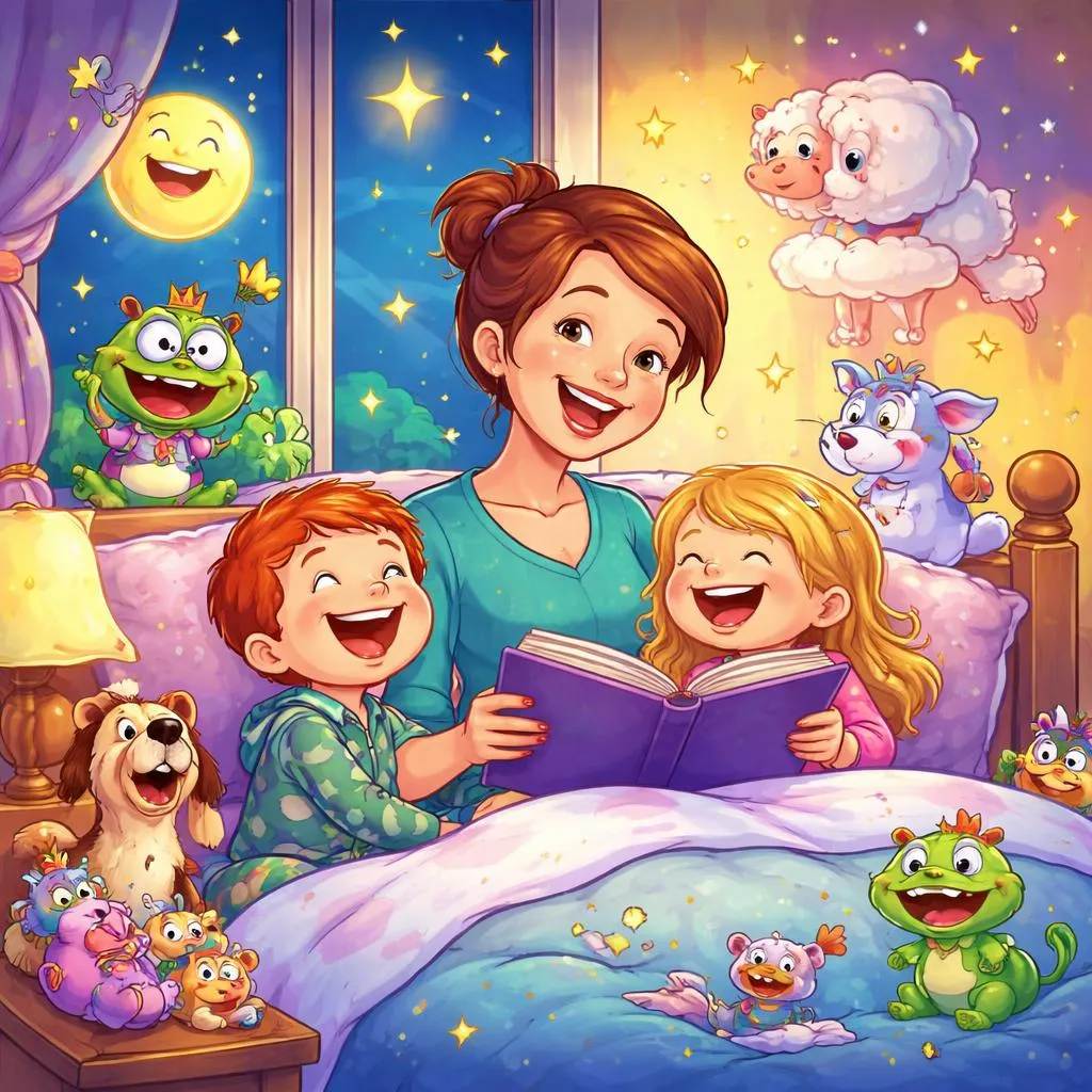 Ищете смешные сказки на ночь? 5-минутные истории для смеха и снов