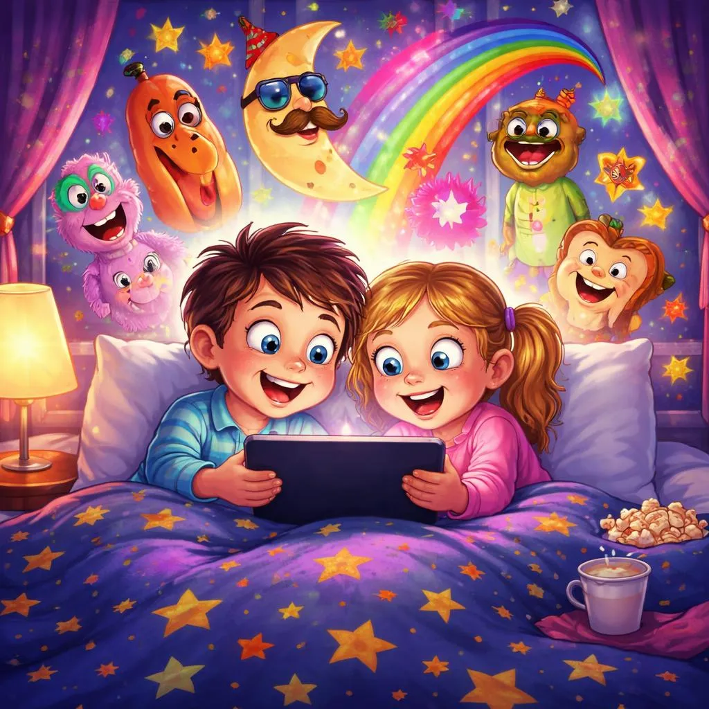 Ищете смешные истории на ночь? Причудливые истории в стиле Тима и Эрика для уставших детей.