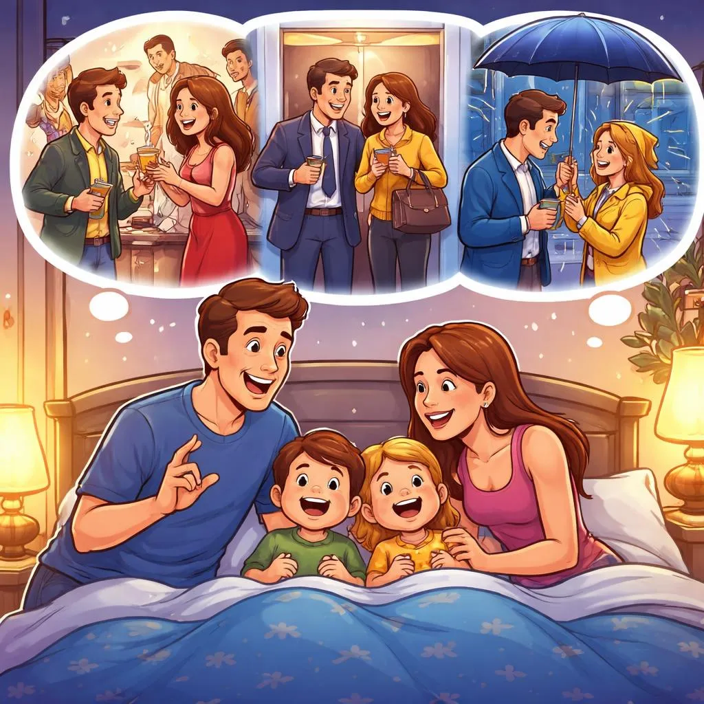 寻找搞笑的《老爸老妈的浪漫史》风格睡前故事？关于相遇的 3 个故事