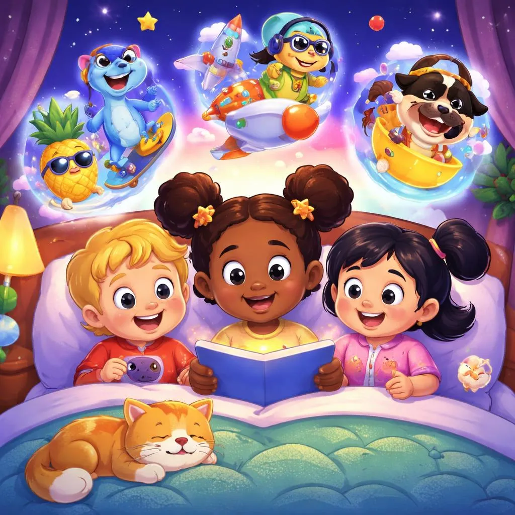 寻找带有 Netflix Jr 风格的新睡前故事？3 个有趣的卡通故事